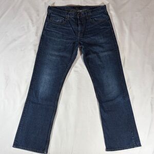 Banana Republic mens dark wash blue Vintage Bootcut denim jeans - size 33x32